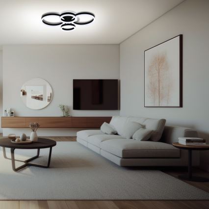 Brilagi - LED Stmívatelné stropní svítidlo ORBITS LED/49W/230V 3000/4000/6000K + dálkové ovládání