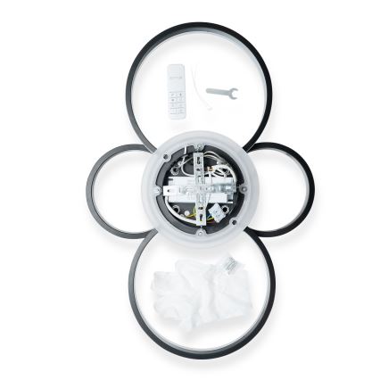 Brilagi - LED Stmívatelné stropní svítidlo ORBITS LED/49W/230V 3000-6000K 50x65 cm + dálkové ovládání