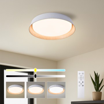 Brilagi - LED Stmívatelné stropní svítidlo ORINO LED/54W/230V 3000-6000K bílá pr. 43 cm + dálkové ovládání