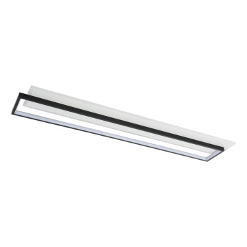 Brilagi - LED Stmívatelné stropní svítidlo OUTLINE LED/90W/230V 3000-6000K 18x100 cm bílá/černá + dálkové ovládání