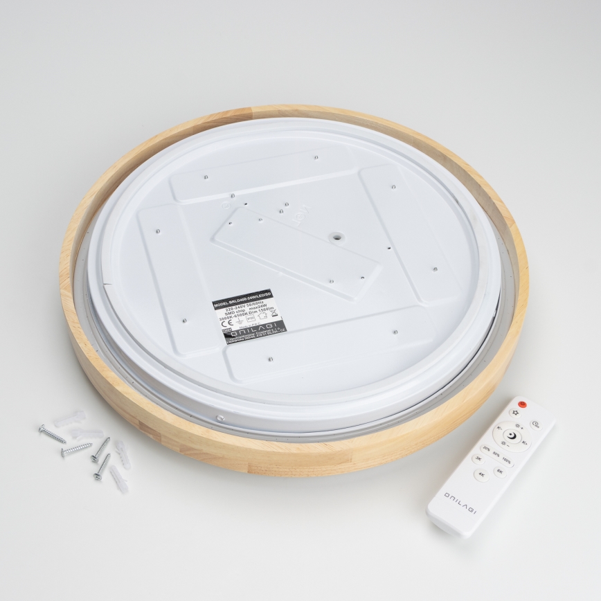 Brilagi - LED Stmívatelné stropní svítidlo PINE LED/24W/230V 3000-6500K + dálkové ovládání