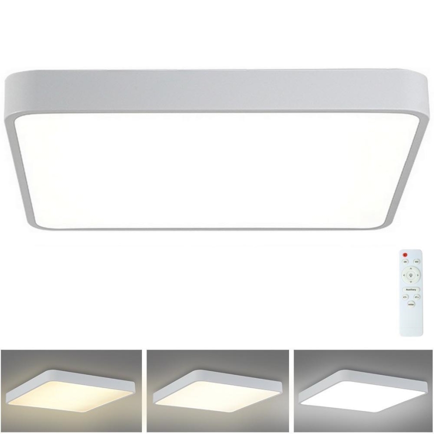 Brilagi - LED Stmívatelné stropní svítidlo POOL LED/48W/230V 3000-6000K 50x50 cm bílá + dálkové ovládání