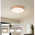 Brilagi - LED Stmívatelné stropní svítidlo POOL LED/48W/230V 3000-6000K pr. 40 cm bronzová + dálkové ovládání