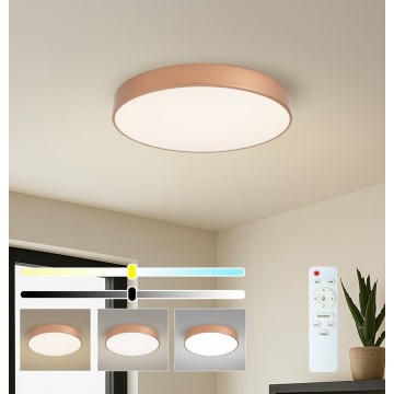 Brilagi - LED Stmívatelné stropní svítidlo POOL LED/60W/230V 3000-6000K pr. 50 cm bronzová + dálkové ovládání