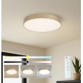 Brilagi - LED Stmívatelné stropní svítidlo POOL LED/60W/230V 3000-6000K pr. 50 cm zlatá + dálkové ovládání