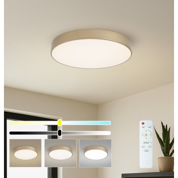 Brilagi - LED Stmívatelné stropní svítidlo POOL LED/60W/230V 3000-6000K pr. 50 cm zlatá + dálkové ovládání