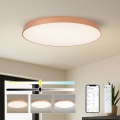 BRILAGI - LED Stmívatelné stropní svítidlo POOL SMART LED/128W/230V 100 cm 3000-6000K Wi-Fi Tuya bronzová + dálkové ovládání