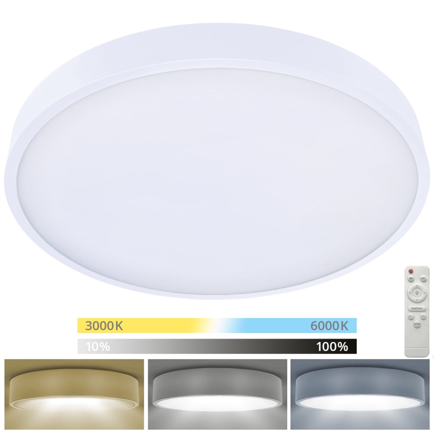 Brilagi - LED Stmívatelné stropní svítidlo POOL SMART LED/60W/230V 3000-6000K 50 cm + dálkové ovládání bílá