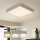Brilagi - LED Stmívatelné stropní svítidlo POOL SQUARE LED/36W/230V 3000-6000K 40x40 cm béžová + dálkové ovládání