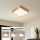 Brilagi - LED Stmívatelné stropní svítidlo POOL SQUARE LED/36W/230V 3000-6000K 40x40 cm bronzová + dálkové ovládání