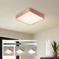 BRILAGI - LED Stmívatelné stropní svítidlo POOL SQUARE LED/48W/230V 3000-6000K 50x50 cm bronzová + dálkové ovládání
