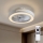 Brilagi - LED Stmívatelné stropní svítidlo s ventilátorem LED/38W/230V 3000-6500K 3000-6500K pr. 46 cm bílá + dálkové ovládání