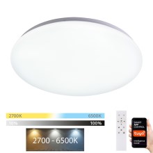 Brilagi - LED Stmívatelné stropní svítidlo SMART LED/24W/230V 2700-6500K Wi-Fi Tuya + dálkové ovládání
