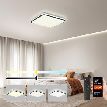 Brilagi - LED Stmívatelné stropní svítidlo SMART LED/24W/230V 43x43 cm 3000-6000K Wi-Fi Tuya Beacon + dálkové ovládání