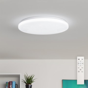 Brilagi - LED Stmívatelné stropní svítidlo SMART STARS LED/36W/230V pr. 48 cm 3000-6000K Wi-Fi Tuya Beacon + dálkové ovládání