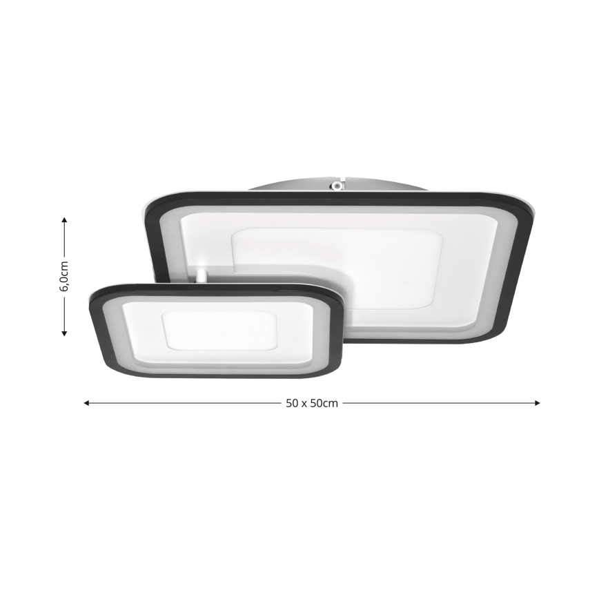 Brilagi - LED Stmívatelné stropní svítidlo TANDORA LED/49W/230V 3000/4000/6000K + dálkové ovládání