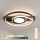 Brilagi - LED Stmívatelné stropní svítidlo TWIRL LED/38W/230V 3000-6000K černá + dálkové ovládání
