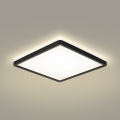 Brilagi - LED Stmívatelné stropní svítidlo ULTRA SLIM LED/18W/230V 2700-6500K 30x30 cm černá + dálkové ovládání