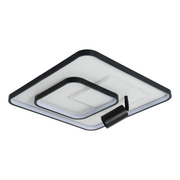 Brilagi - LED Stmívatelné stropní svítidlo UNITY LED/75W/230V + 1xGU10/3W 3000-6000K 50x50 cm bílá/černá + dálkové ovládání