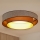Brilagi - LED Stmívatelné stropní svítidlo VEGAS SHINE LED/24W/230V pr. 60 cm 3000/4000/6500K hnědá + dálkové ovládání