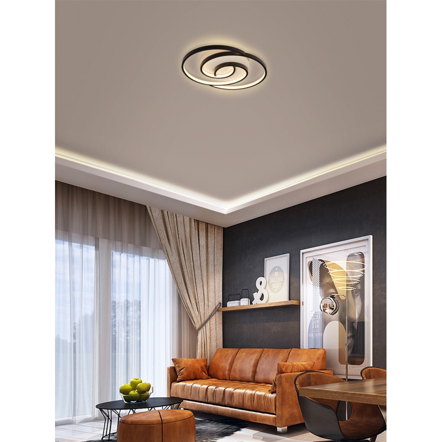 Brilagi - LED Stmívatelné stropní svítidlo VELO LED/52W/230V 3000/4000/6000K + dálkové ovládání