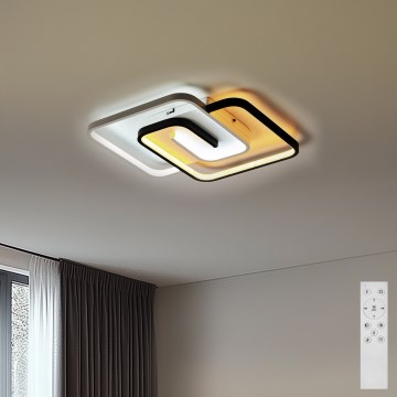 Brilagi - LED Stmívatelné stropní svítidlo VELO LED/64W/230V 38x38 cm 3000-6500K + dálkové ovládání