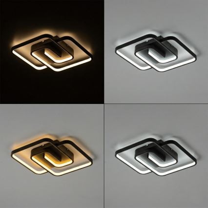 Brilagi - LED Stmívatelné stropní svítidlo VELO LED/64W/230V 3000-6500K 48x48 cm + dálkové ovládání