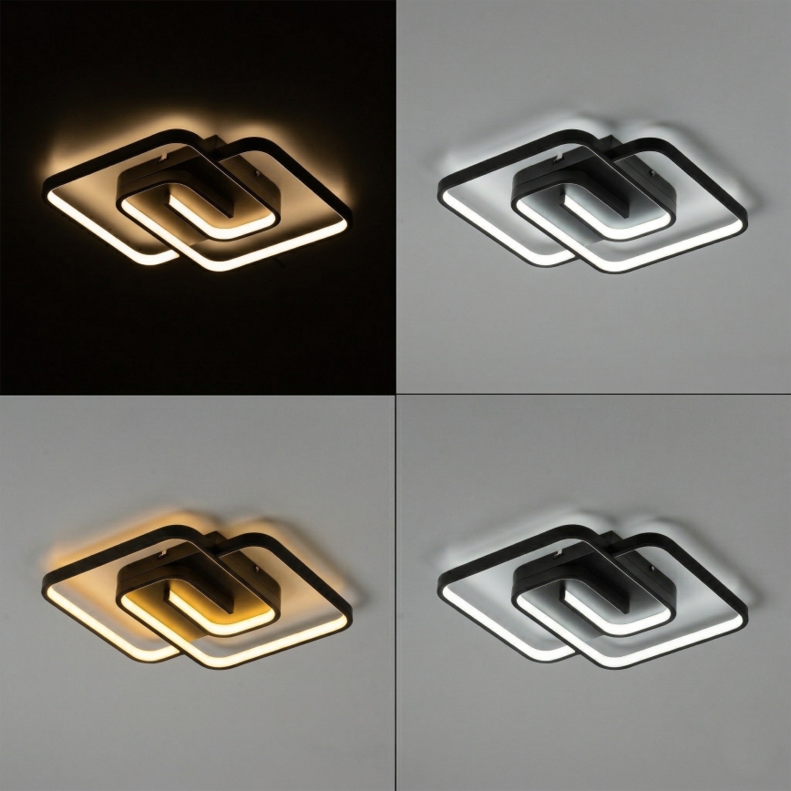 Brilagi - LED Stmívatelné stropní svítidlo VELO LED/64W/230V 3000-6500K 48x48 cm + dálkové ovládání