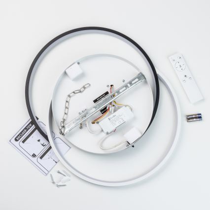 Brilagi - LED Stmívatelné stropní svítidlo VELO XL LED/83W/230V 3000-6500K 46,7x59,5 cm + dálkové ovládání