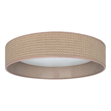 Brilagi - LED Stmívatelné stropní svítidlo VELVET SMART VARI LED/24W/230V 3000-6500K pr. 45 cm béžová + dálkové ovládání