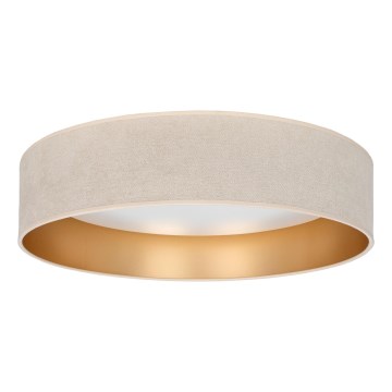 Brilagi - LED Stmívatelné stropní svítidlo VELVET SMART VARI LED/24W/230V 3000-6500K pr. 45 cm krémová/zlatá + dálkové ovládání