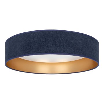 Brilagi - LED Stmívatelné stropní svítidlo VELVET SMART VARI LED/36W/230V 3000-6500K pr. 55 cm modrá/zlatá + dálkové ovládání