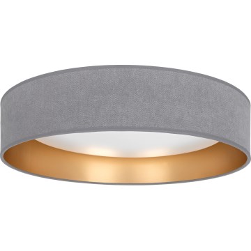 Brilagi - LED Stmívatelné stropní svítidlo VELVET SMART VARI LED/36W/230V 3000-6500K pr. 55 cm šedá/zlatá + dálkové ovládání