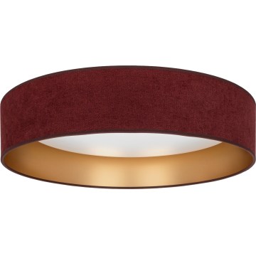 Brilagi - LED Stmívatelné stropní svítidlo VELVET SMART VARI LED/36W/230V 3000-6500K pr. 55 cm vínová/zlatá + dálkové ovládání
