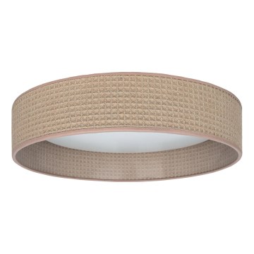 Brilagi - LED Stmívatelné stropní svítidlo VELVET SMARTIX LED/24W/230V 3000-6000K pr. 45 cm béžová Wi-Fi Tuya Beacon + dálkové ovládání