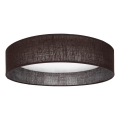 Brilagi - LED Stmívatelné stropní svítidlo VELVET SMARTIX LED/24W/230V 3000-6000K pr. 45 cm hnědá Wi-Fi Tuya Beacon + dálkové ovládání