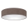 Brilagi - LED Stmívatelné stropní svítidlo VELVET SMARTIX LED/36W/230V 3000-6000K pr. 55 cm hnědá Wi-Fi Tuya Beacon + dálkové ovládání
