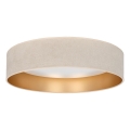 Brilagi - LED Stmívatelné stropní svítidlo VELVET SMARTIX LED/36W/230V 3000-6000K pr. 55 cm krémová/zlatá Wi-Fi Tuya Beacon + dálkové ovládání