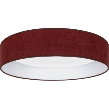 Brilagi - LED Stmívatelné stropní svítidlo VELVET SMARTIX LED/36W/230V 3000-6000K pr. 55 cm vínová Wi-Fi Tuya Beacon + dálkové ovládání