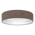 Brilagi - LED Stmívatelné stropní svítidlo VELVET SMARTIX STARS LED/24W/230V 3000-6000K pr. 45 cm hnědá Wi-Fi Tuya Beacon + dálkové ovládání