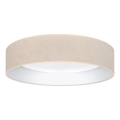 Brilagi - LED Stmívatelné stropní svítidlo VELVET SMARTIX STARS LED/24W/230V 3000-6000K pr. 45 cm krémová Wi-Fi Tuya Beacon + dálkové ovládání