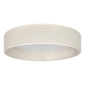 Brilagi - LED Stmívatelné stropní svítidlo VELVET SMARTIX STARS LED/24W/230V 3000-6000K pr. 45 cm krémová Wi-Fi Tuya Beacon + dálkové ovládání