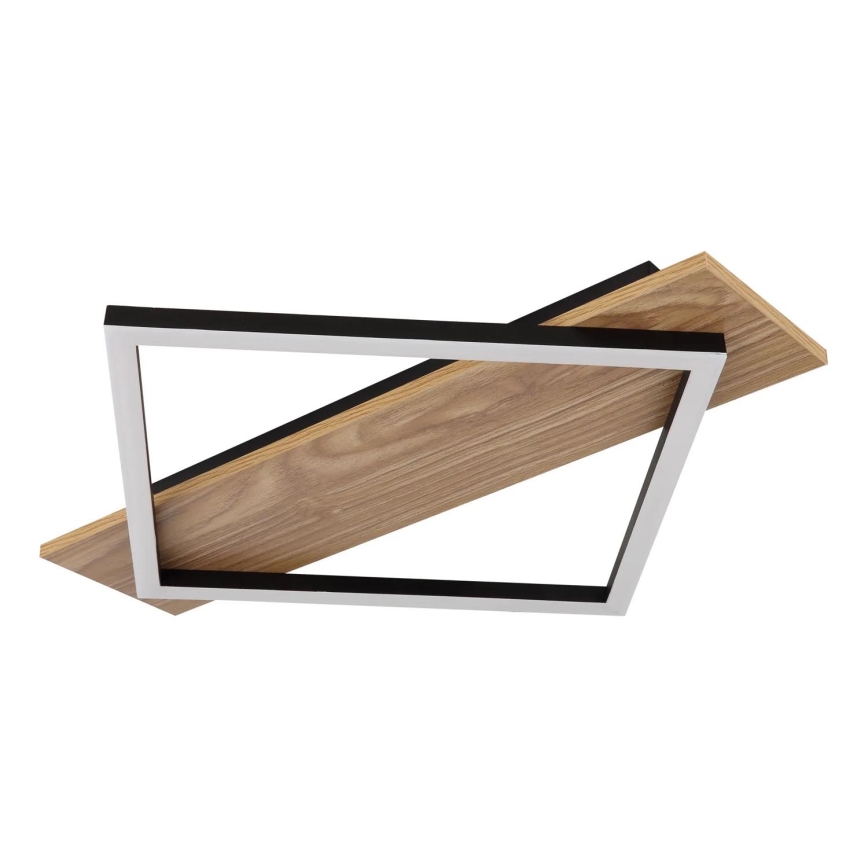 Brilagi - LED Stmívatelné stropní svítidlo VELVET SQUARE LED/24W/230V 43x43 cm 3000/4000/6500K + dálkové ovládání šedá