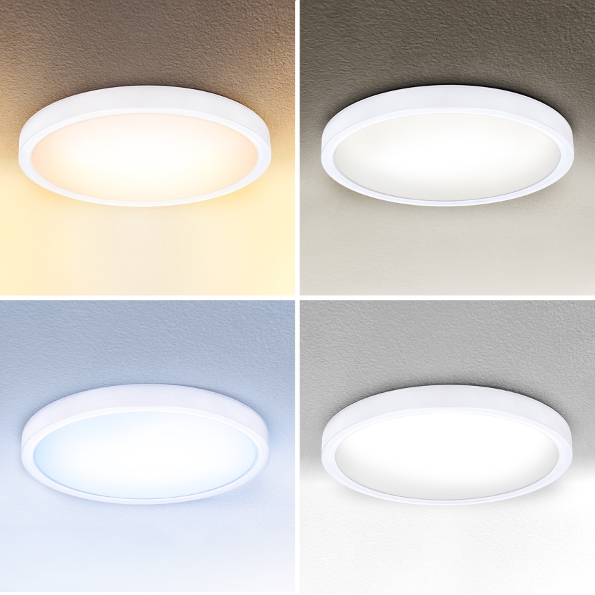 Brilagi - LED Stmívatelné stropní svítidlo ESTELA LED/36W/230V 3000-6500K ø 30 cm bílá + dálkové ovládání