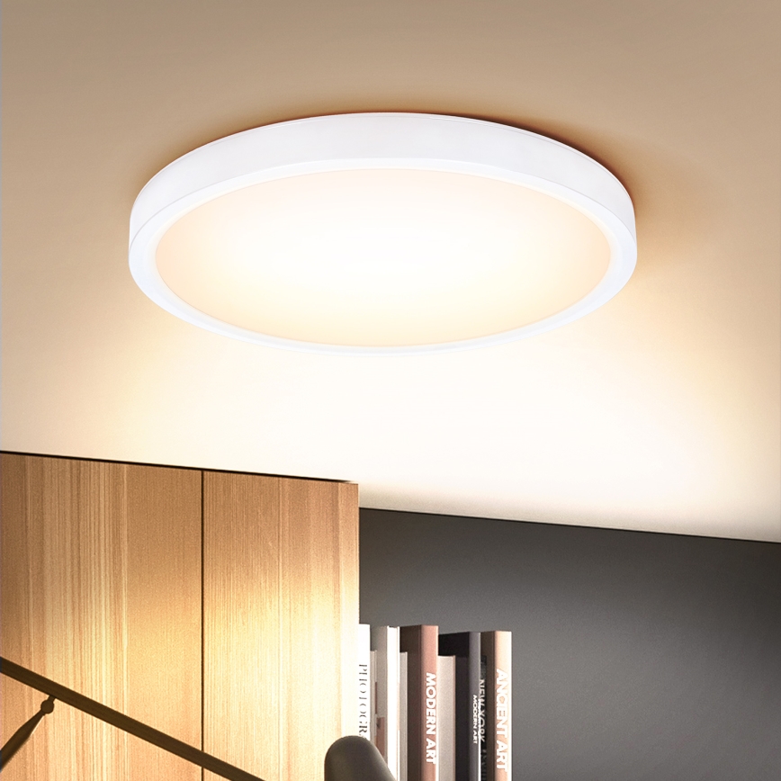 Brilagi - LED Stmívatelné stropní svítidlo ESTELA LED/36W/230V 3000-6500K ø 30 cm bílá + dálkové ovládání