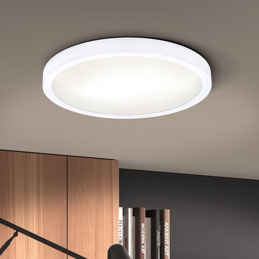 Brilagi - LED Stmívatelné stropní svítidlo ESTELA LED/36W/230V 3000-6500K ø 30 cm bílá + dálkové ovládání