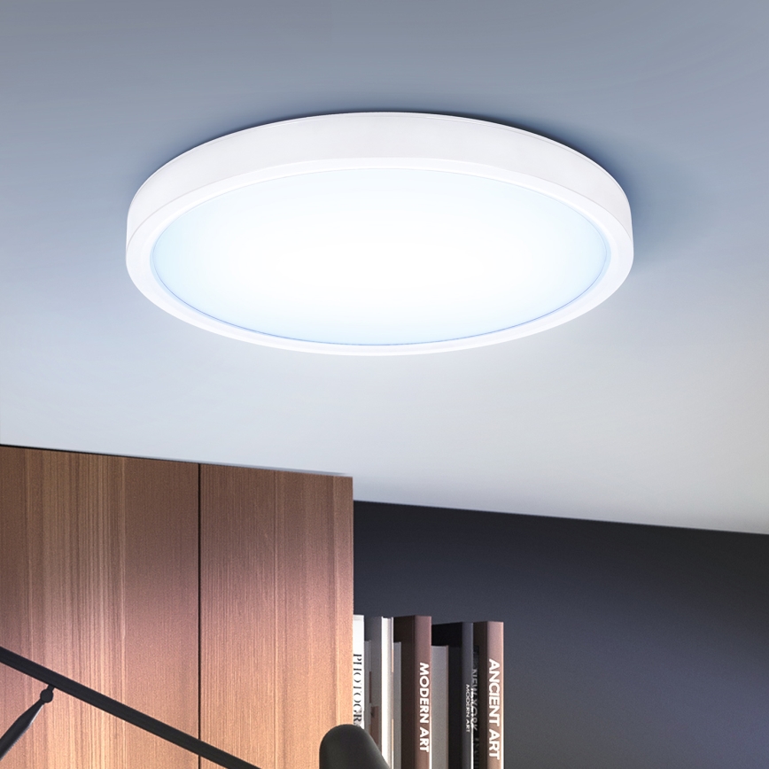 Brilagi - LED Stmívatelné stropní svítidlo ESTELA LED/36W/230V 3000-6500K ø 30 cm bílá + dálkové ovládání