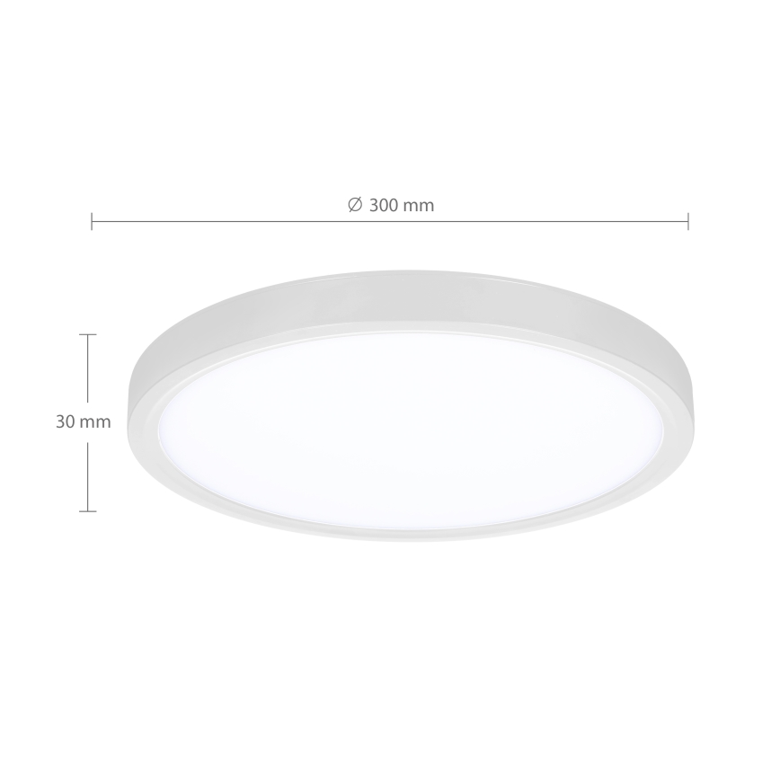 Brilagi - LED Stmívatelné stropní svítidlo ESTELA LED/36W/230V 3000-6500K ø 30 cm bílá + dálkové ovládání