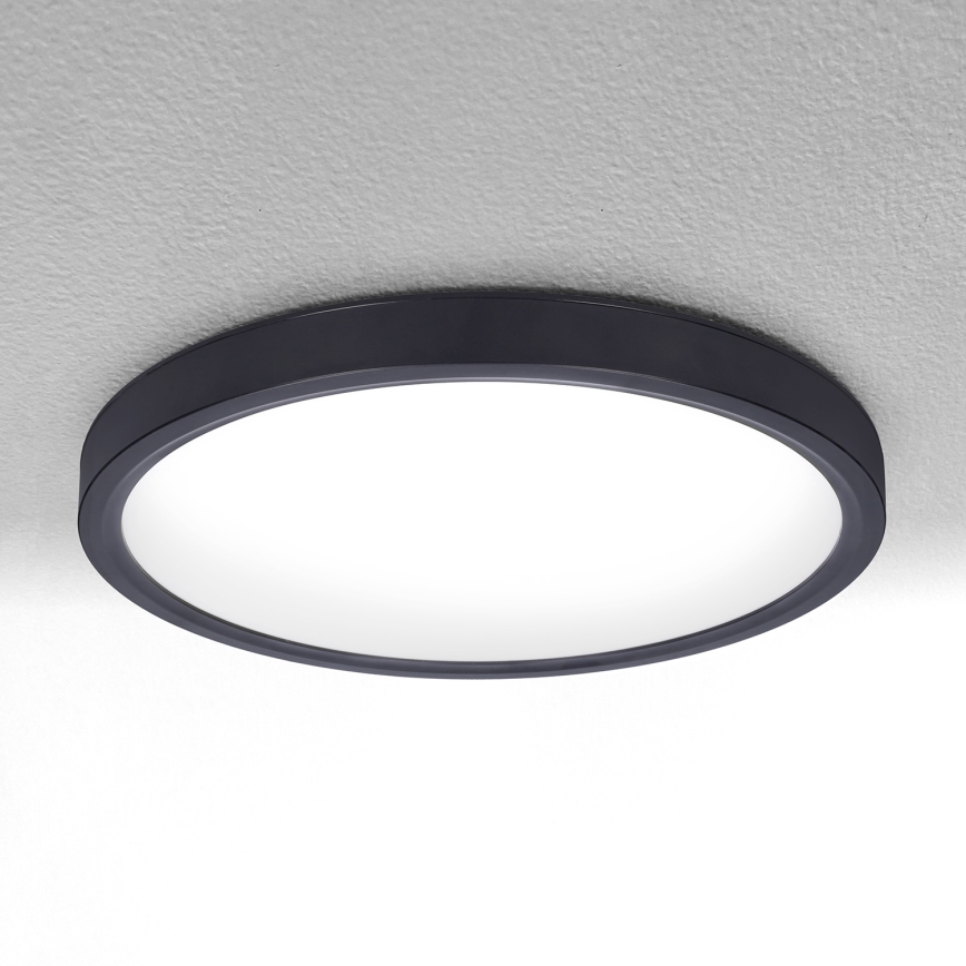Brilagi - LED Stmívatelné stropní svítidlo ESTELA LED/36W/230V 3000-6500K ø 30 cm černá + dálkové ovládání