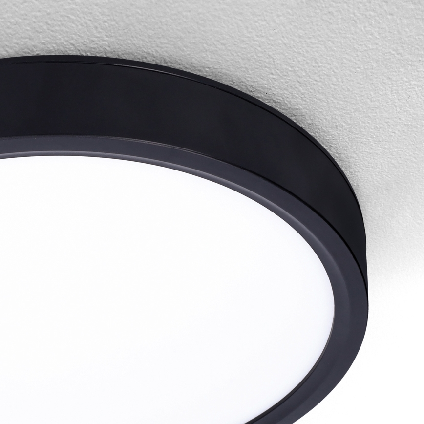 Brilagi - LED Stmívatelné stropní svítidlo ESTELA LED/36W/230V 3000-6500K ø 30 cm černá + dálkové ovládání